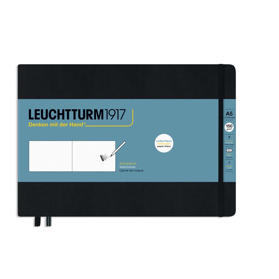 CAIET SCHITE A5 LANDSCAPE 150G NEGRU LEUCHTTURM CAIET SCHITE A5 LANDSCAPE 150G NEGRU LEUCHTTURM